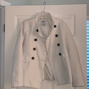 White pea coat